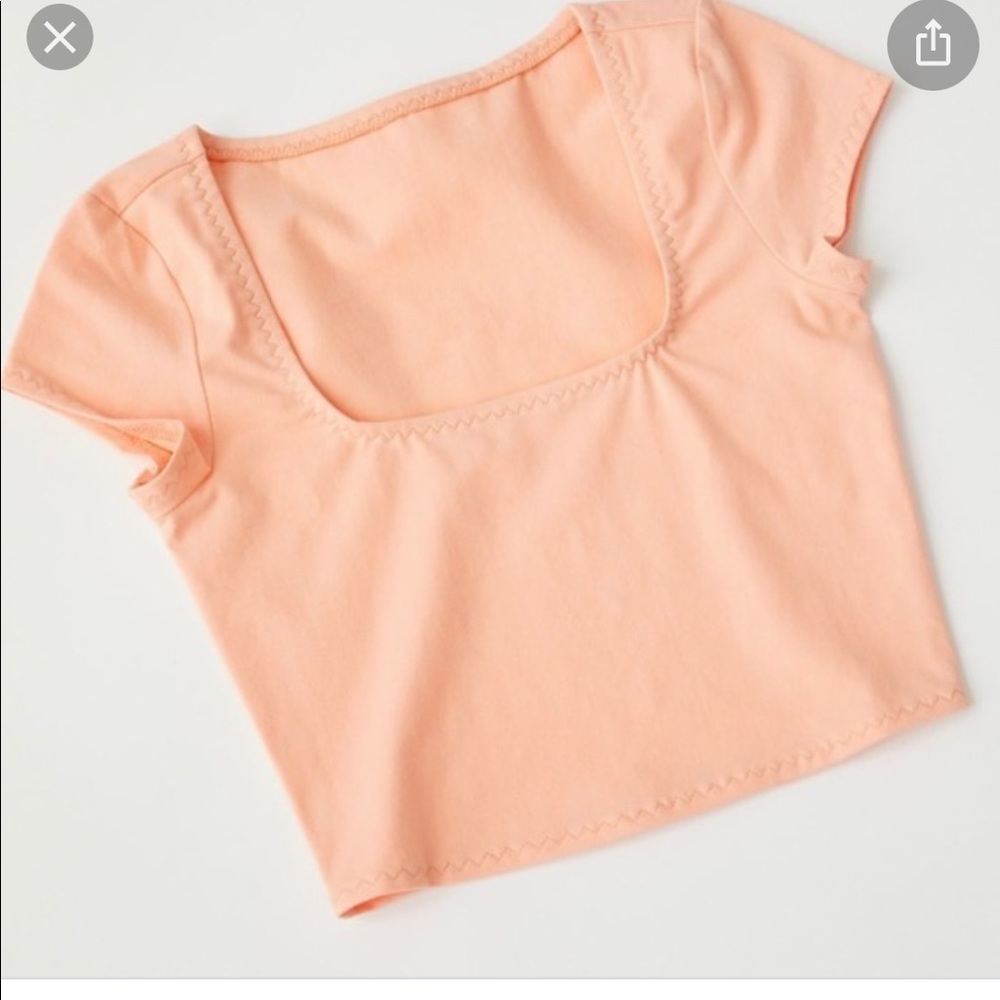 Coral Urban Outfitters Out From Under Tee